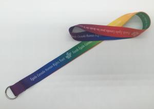 China promotional sublimation polyester exhibition lanyard with customized logo wholesale