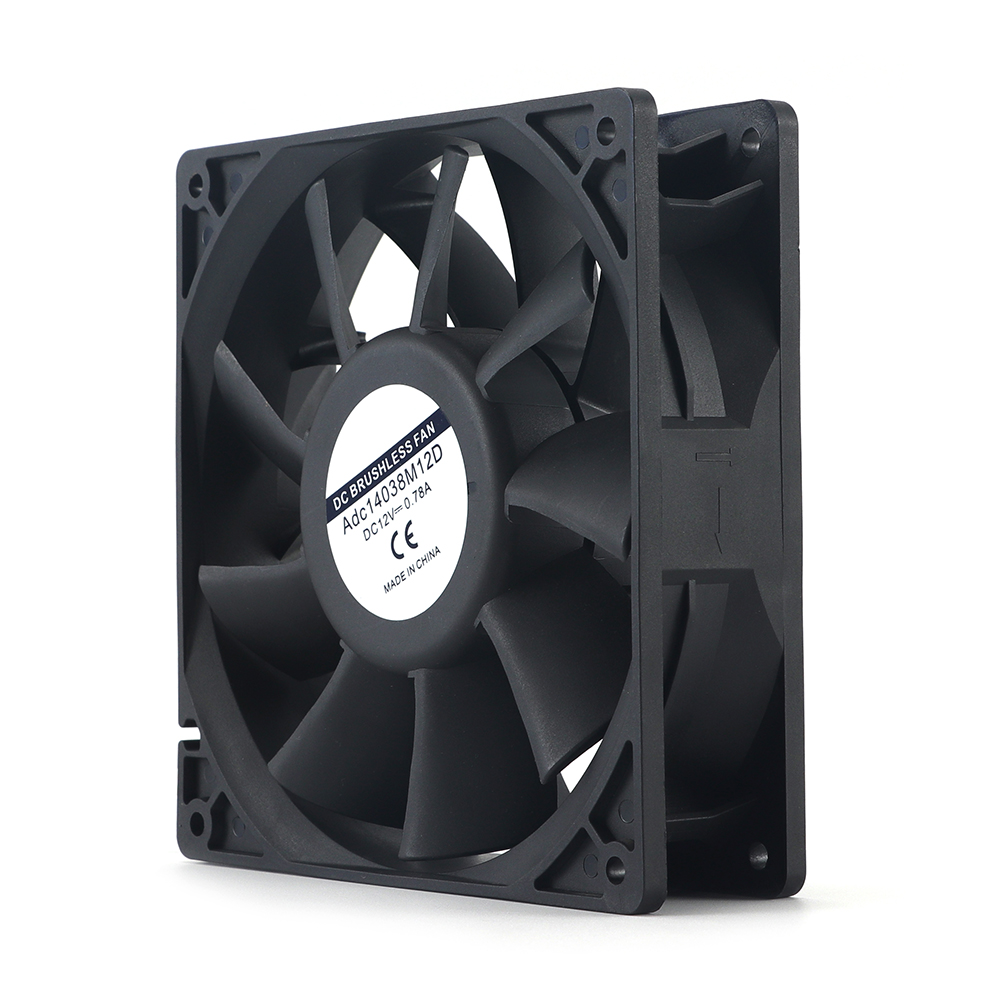 140x140x38mm Energy Saving Cooling Fan 3500RPM 4000RPM 4500RPM 12V DC Axial