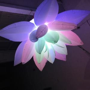 China Customized Inflatable LED Light Advertising Giant Inflatable Flowers wholesale