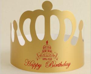 China Factory wholesale disposable children's adult birthday hats Customized party leather children's birthday hats wholesale