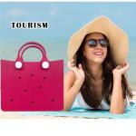 Waterproof Woman EVA Tote Large Shopping Basket Bags Beach Bag Purse Eco Jelly