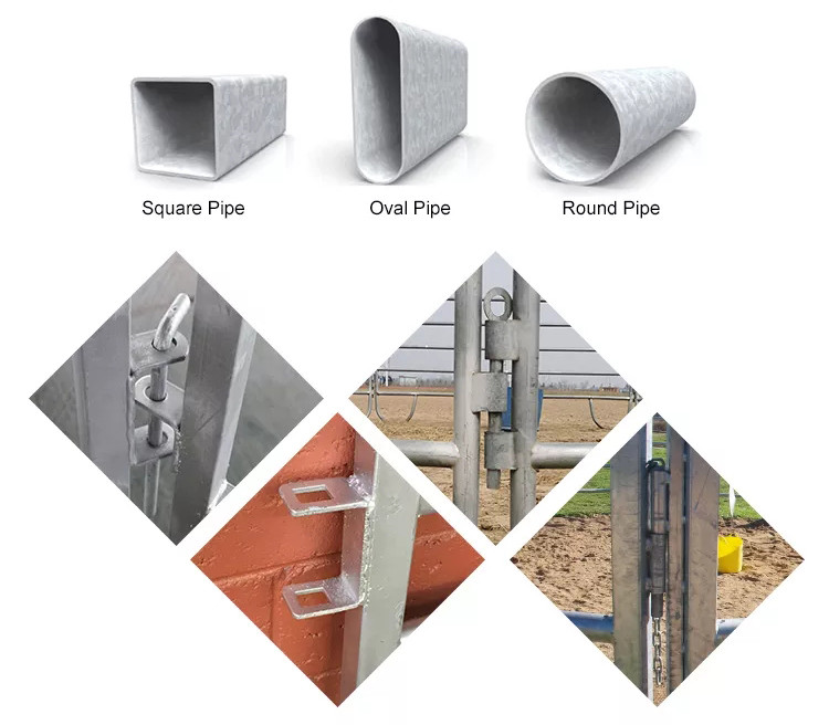 Removable JIS API Galvanized Portable Fence 1m-12m Structural ST35 ST52