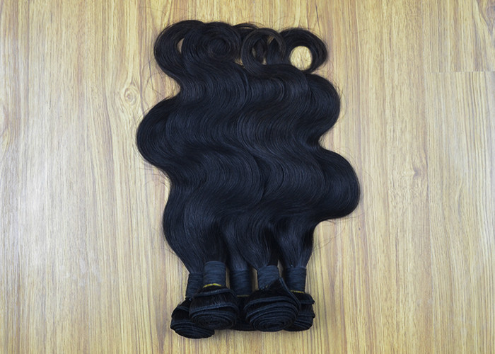 5A Virgin Material Human Hair Bundles Healthy Ends Last Long Time Under Good Direction