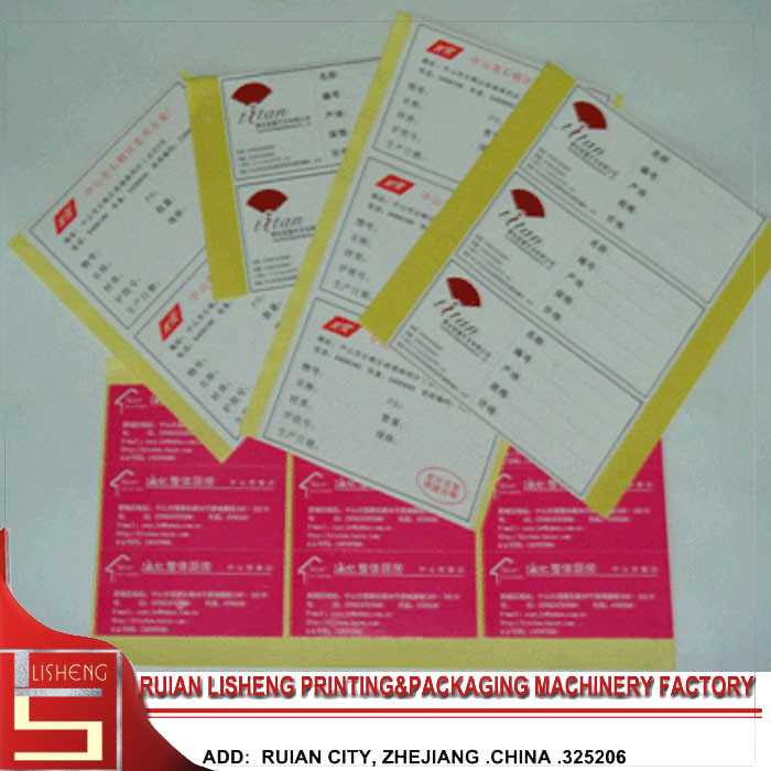 High - speed Over Print intermittent Flexo Label Printing Machine for sticker