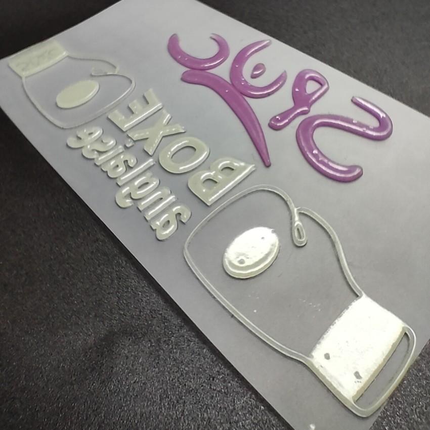 3D Numbers Letter Name Silicone Heat Transfer Logo Custom Eco Friendly