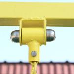 Galvanized Steel Outdoor Fitness Equipment , Commercial Playground Swing Sets
