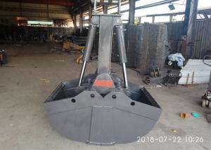 China Professional Hydraulic Grapple Attachment , Hydraulic Grab Bucket Double Cylinders wholesale