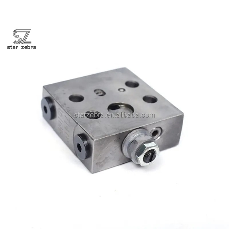 Komatsu Engine Model PC130-7 PC160-7 Excavator Hydraulic Parts Reducing Relief Valve Block for Your Heavy Machinery