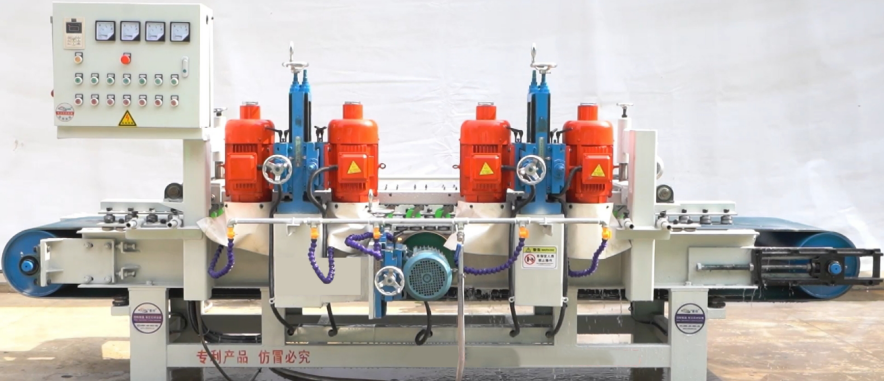 Automatic Stone Stair Grooving And Edge Grinding Machine 20KW