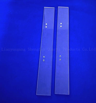 Semiconductor Laser Drilling Transparent Quartz Glass Plate With Hole
