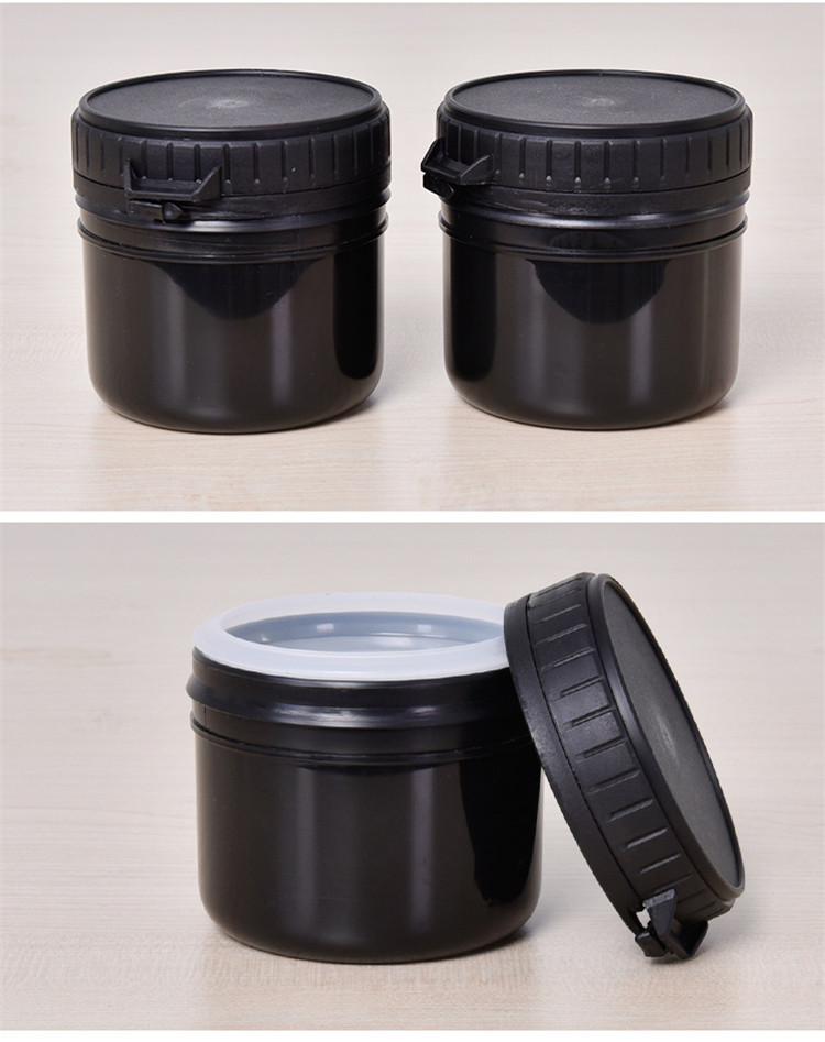 Collar Material HDPE 200ml Plastic Food Grade Storage Boxes Customized Printing