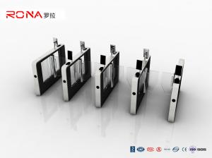 China Double Barrier 180 Swing Facial Recognition Turnstile Acrylic Access Control wholesale