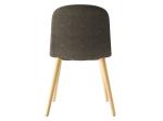 Nordic Design Coffee Dining Chair , Solid Wood Backrest Fashion Hotel Chair