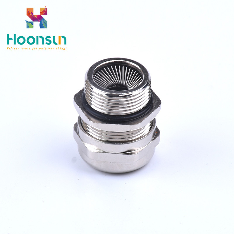 NPT1/2 Brass PA Claw EMC Power Cable Gland 25mm Thread