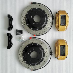 China 7600 Gold Car Brake Caliper Disc 330*24mm For 17 Inch Wheel wholesale