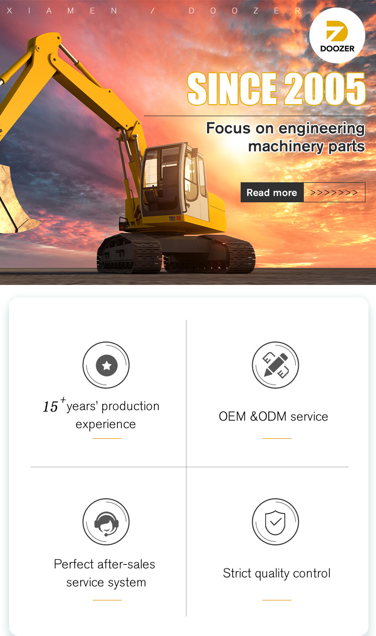 Mini Trench Digger Bucket Crawler Excavator Parts Length 3290 mm Width of track 230 mm