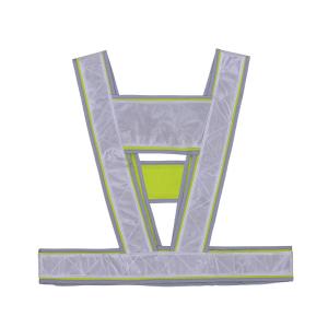 China 100% Polyester Tricot Safety Vest Belt High Visibility Reflective Belt Vest wholesale