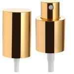 24mm High Gold Aluminum Mist Sprayer For Plastic Bottle
