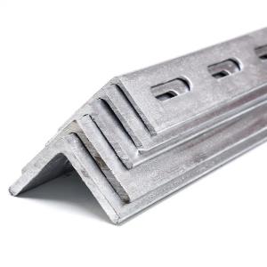 China Flexible 90 Degree Galvanized 18 Gauge Slotted Angle 5-10mm Hole Dia Slotted Angle Iron wholesale