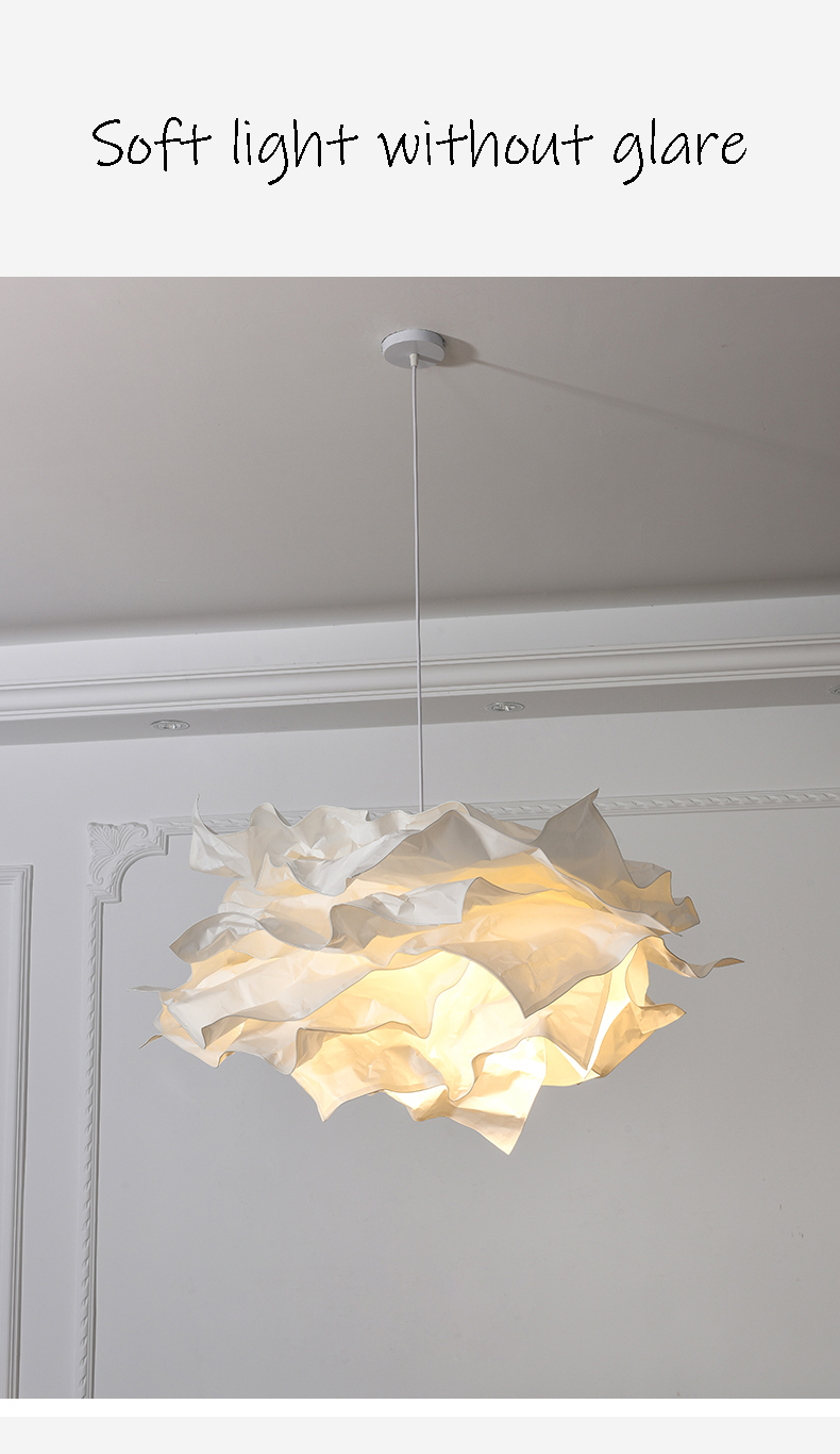 Modern White Cloud Chandeliers Bedroom Living Room Dining Room Paper Chandeliers(WH-MI-403)