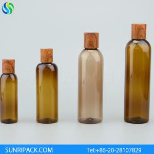 China 120ml amber plastic bottle, 4oz amber plastic bottle wholesale