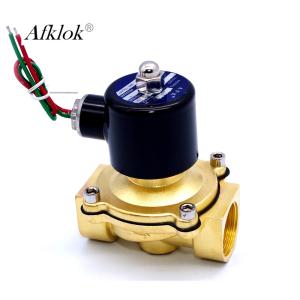 China Waterproof Water Solenoid Valve 2W-400-40 1.5 Inch 220V CE Certification wholesale