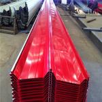 Prepainted Steel Roofing Sheet 0.12-3mm Metal Building Material Red Corrugated