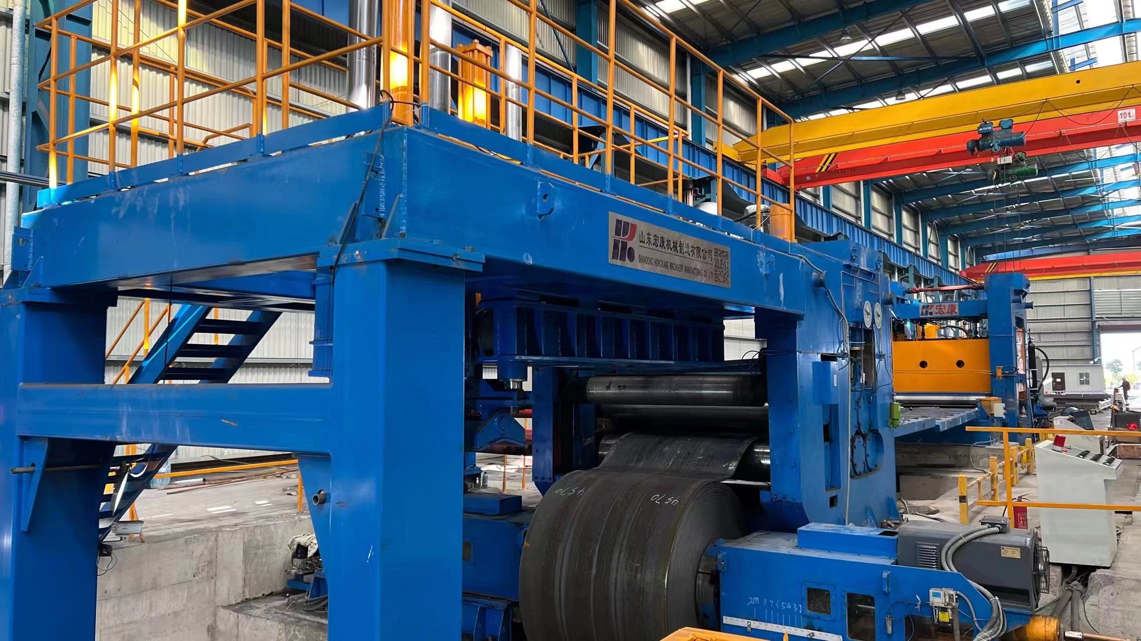 High Productivity Steel Coil Leveling Rewind Machine for Smooth Metal Sheet Processing