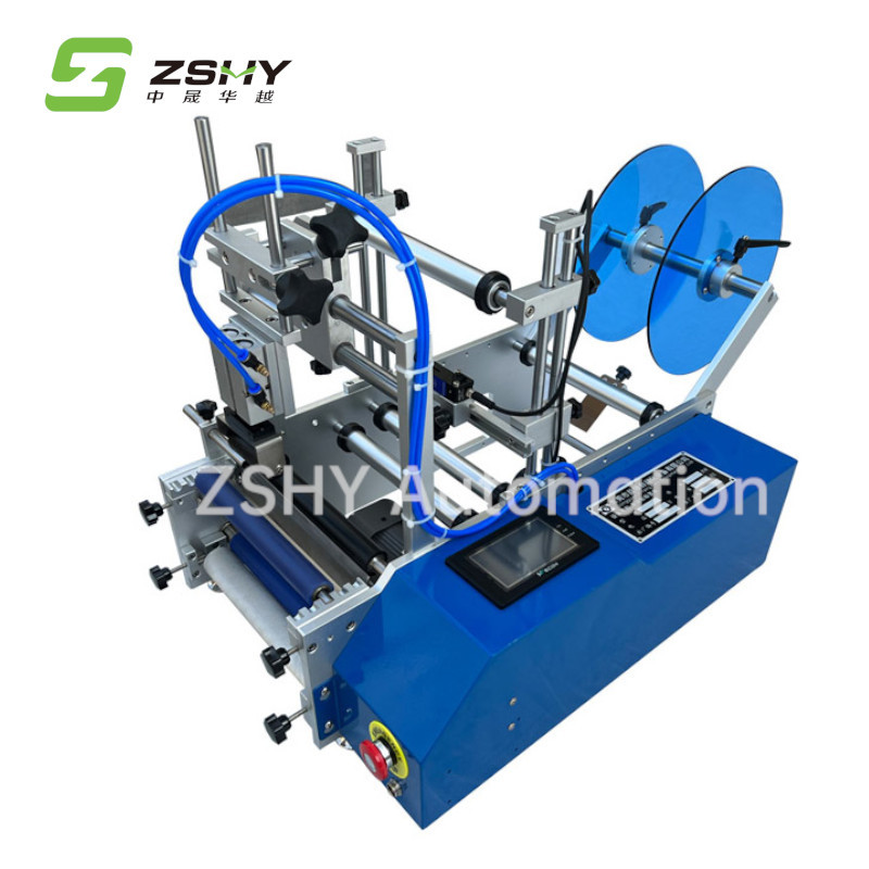 500W Automatic Labeling Machine Round Bottle Labeler 40pcs/min