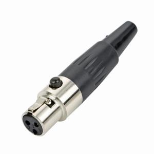 China Mini XLR 3Pin Female Audio Connector For Microphone Cables Adapter wholesale