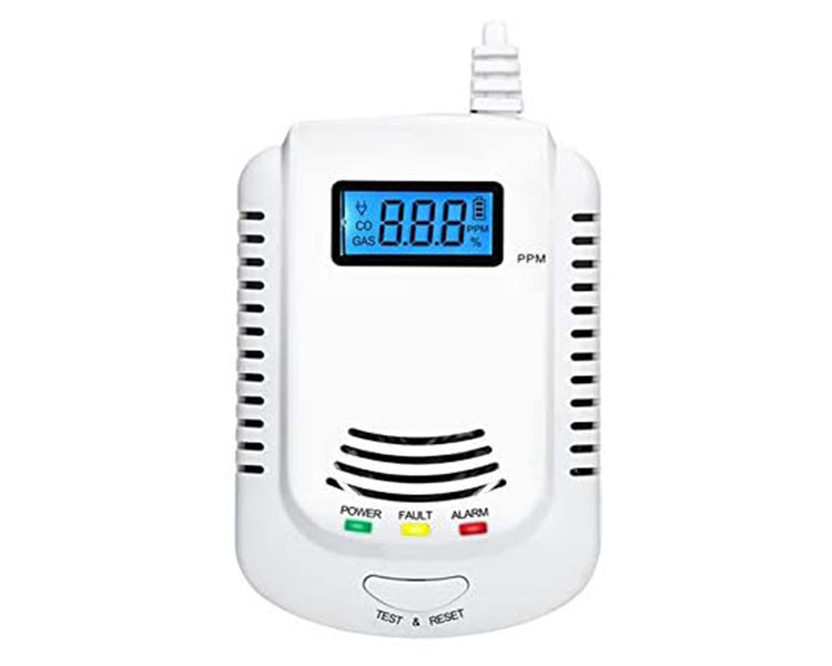 Standalone Battery Operated 85dB Co Smoke Detector Voice Alarm