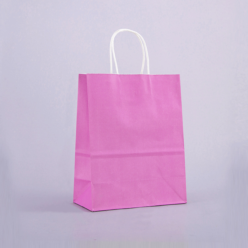 Custom Size Large Baking Bread Shopping Kraft Paper Bag with Customized Logo and Paper