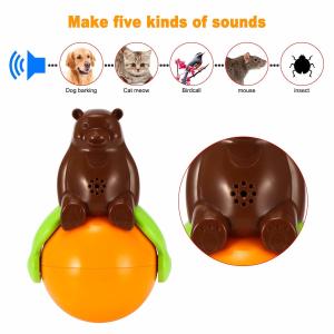 China 4.2v Cute Pet Toys Sound And Light Ball Lr44 Battery Five Kinds Of Sounds wholesale