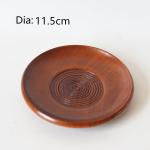 Japanese Solid Wooden Tea Cup Set Jujube Handcrafted With Handle