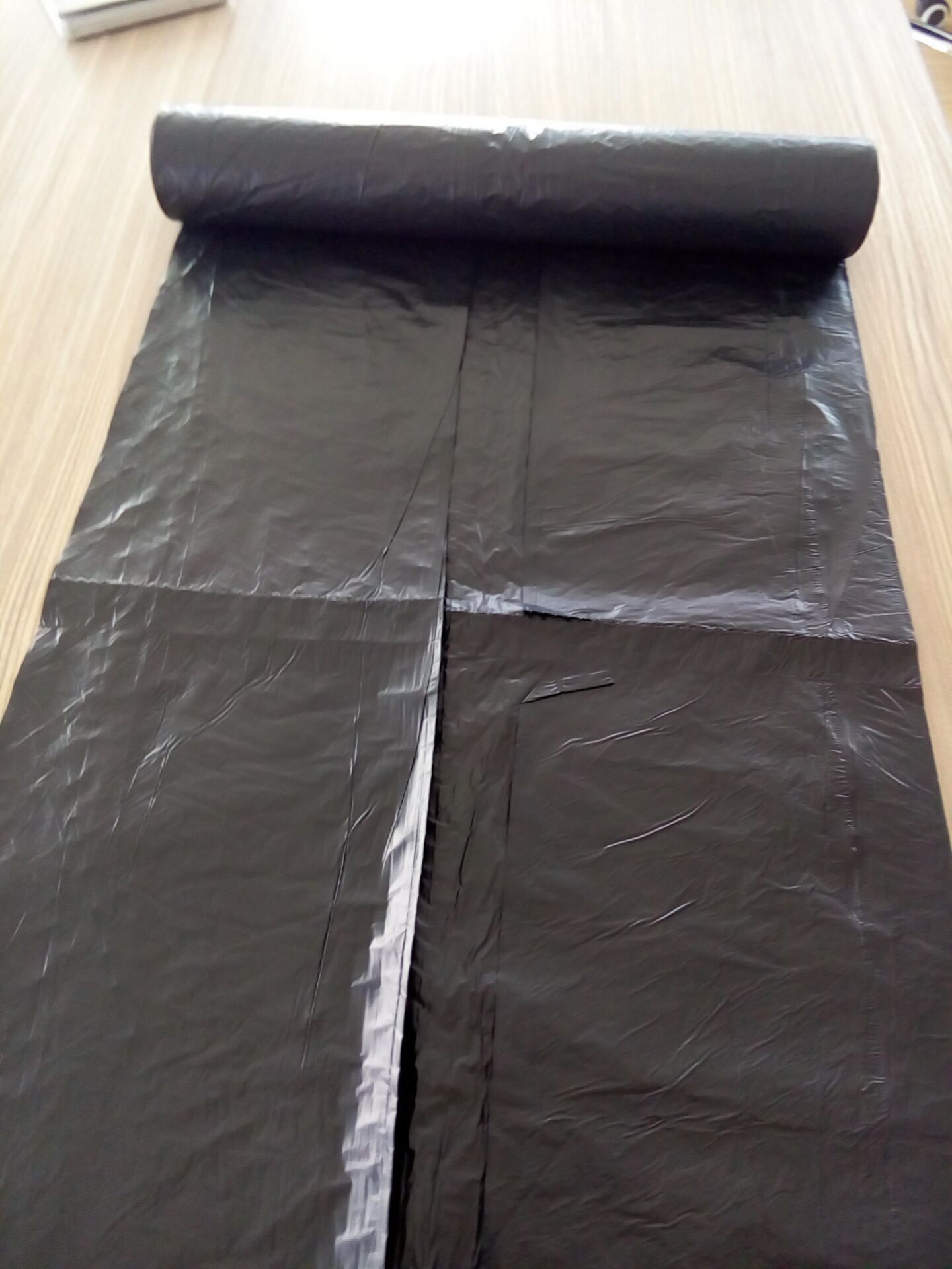 Medium / Heavy Duty Industrial Garbage Bags Flat Packed Compostable Disposable