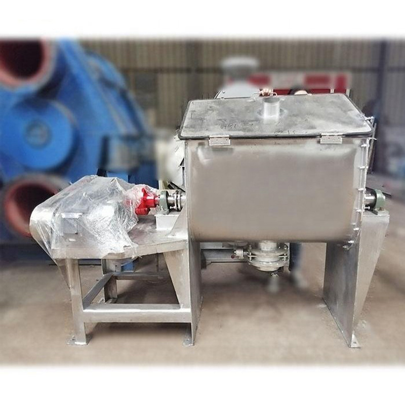 OEM Custom Auger Conveyor Dry Powder Horizontal Ribbon Blender