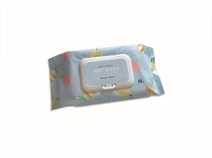 China Strawberry Aroma Soft Adult Wet Wipes Comfortable Non Alcoholic wholesale