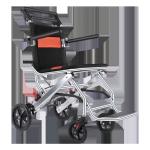 Aircraft Model Foldable Lightweight Manual Wheelchair Aluminum Steel Wheelchair