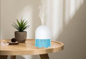 China Household Essential Aroma Diffuser Humidifier 4 Hour Timing Off Blue Color wholesale