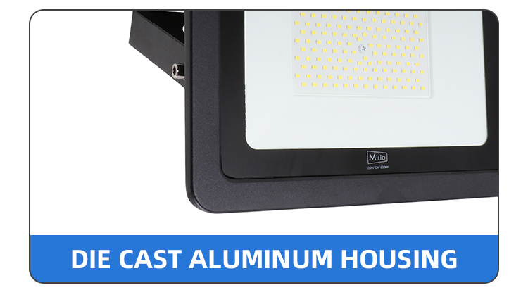 100W LED Flood Light Update with Sensor 6500K 10000Lm Outdoor IP65 Waterproof Projector