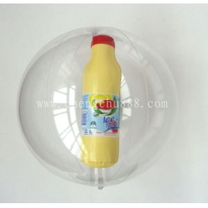 China Inflatable beach ball with bottle inside wholesale