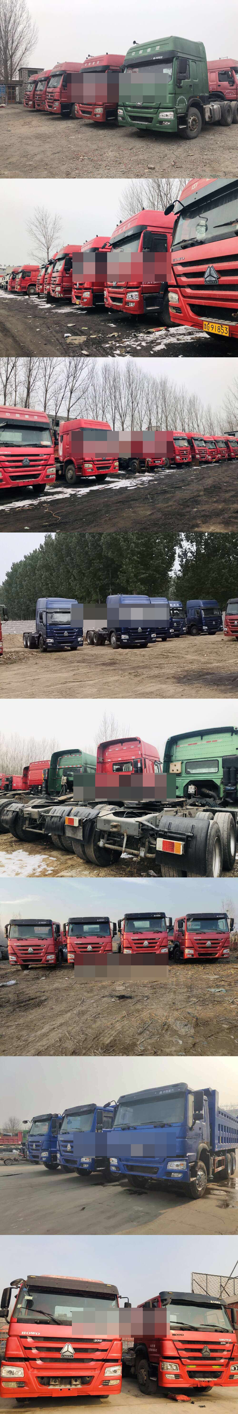 Great Condition Cheap Price 2016 Model 10 Wheels 20 Ton Used HOWO 6X4 Dump Truck for Africa Market