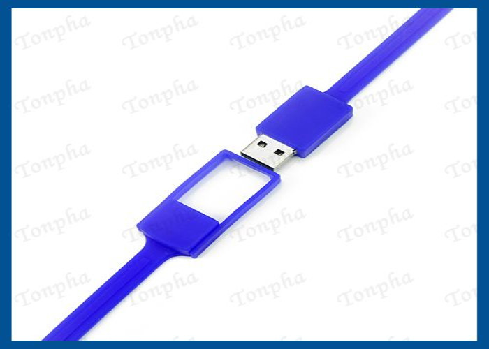 Colorful Wrist Usb Flash Drive , Wristband Usb Flash Drive Thumb Drives