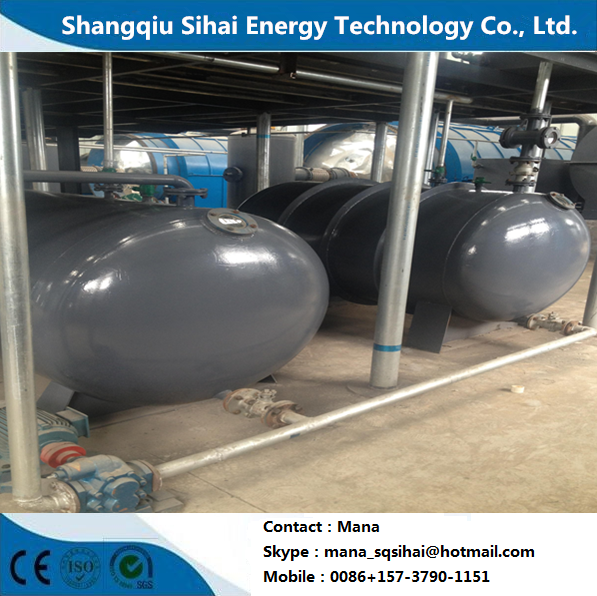 Rated Flow Horizontal/Vertical Structure Form Used Motor Oil to Diesel Making Machine