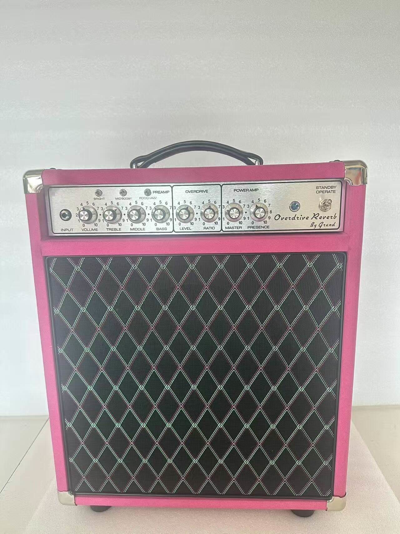 Custom Grand Handwired Overdrive Reverb 20 Watt 1x12 Combo Purple Suede 2 X EL84 3 X 12ax7 JJ Tubes