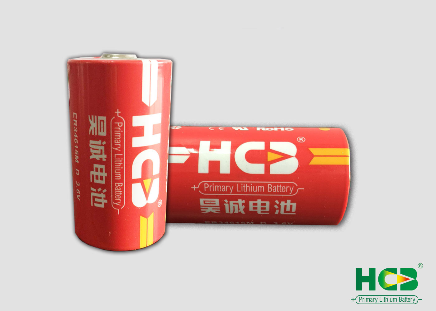 Gas Meter Spiral Type 14Ah ER34615M Li-SOCl2 Battery