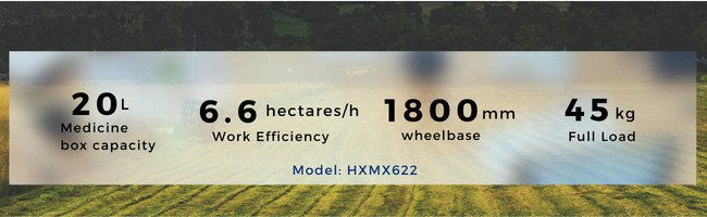 HXGX622 6 Rotor Propeller Farmland Agri Drone Load 20KG 20L Pesticide Capacity HXGX622
