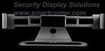 COMER security laptop notebook counter display bracket trade show equipment