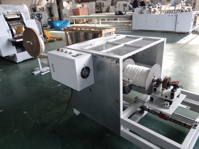 Kraft Paper Bag Rope Making Machine for 25-60 gsm Paper#220V Paper Bag Rope Handle Making Machine 20-80 Pcs/Min