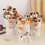 Single dog doll bouquet doll for girlfriend best friend children student day